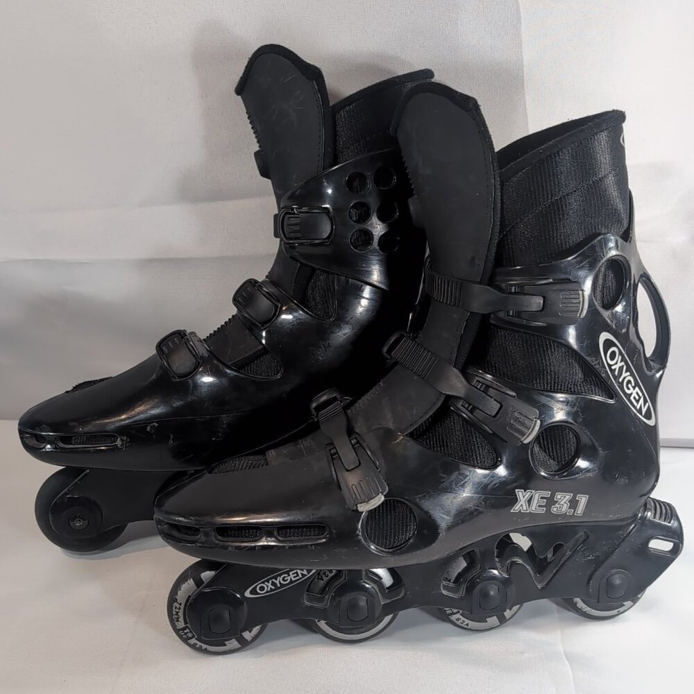 Oxygen XE 3.1 Roller Blades Rollerblades Men's 31.0 31 Black Inline Skates Brake